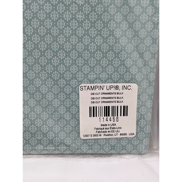 Stampin' Up! Retired Demonstrator Christmas Paper Board Ornaments Kit - Picture 2 of 3